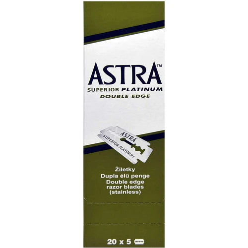 Astra Superior Platinum Double Edge Blades, 100ct