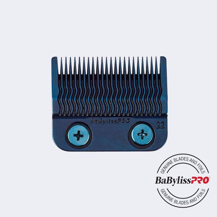 BaBylissPRO® Blue Titanium Metal-Injection Molded (MIM) Precision Fade Clipper Blade