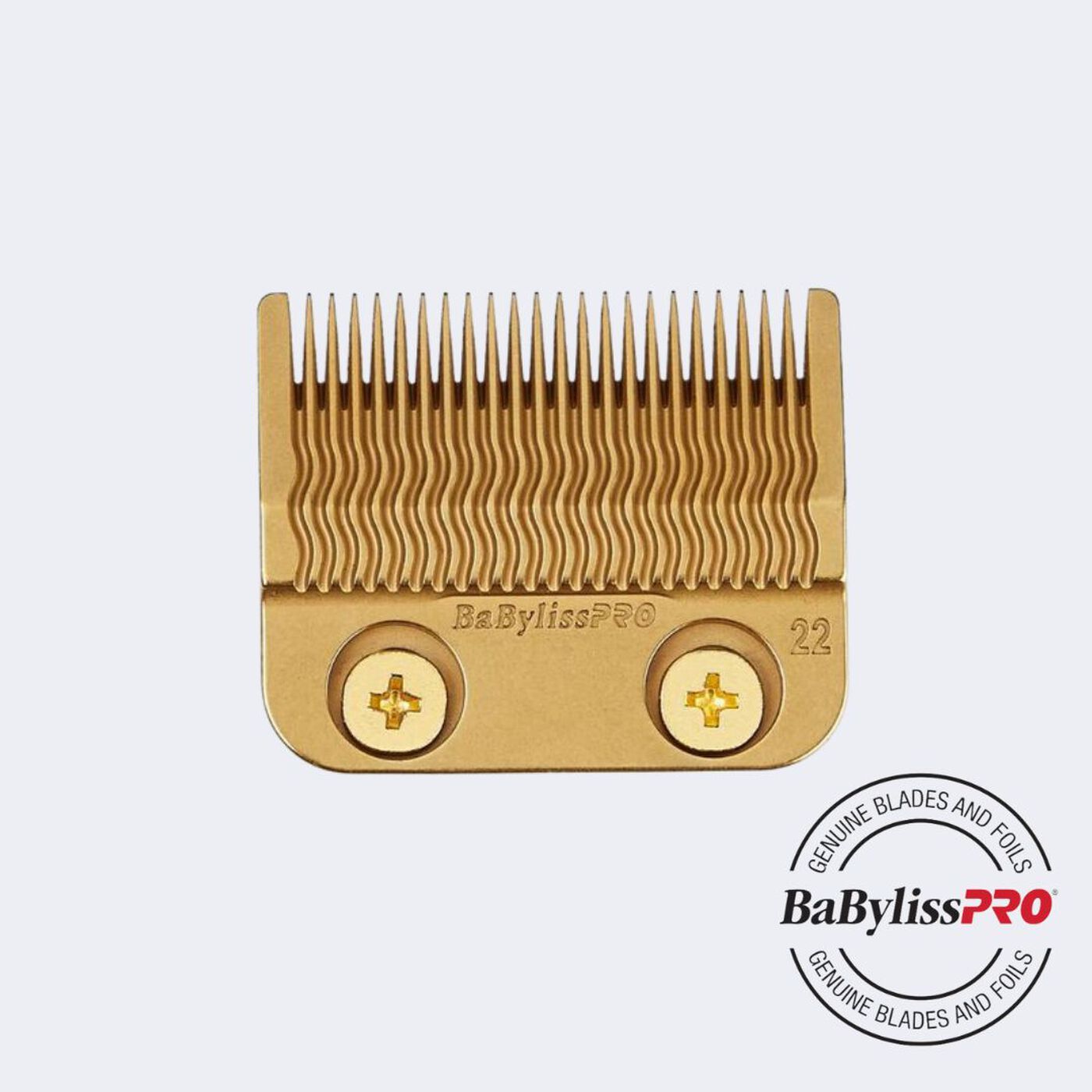 BaBylissPRO® Gold Titanium Metal-Injection Molded (MIM) Precision Fade Clipper Blade