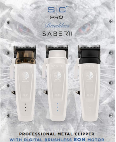 StyleCraft Limited Edition White Saber II Clipper