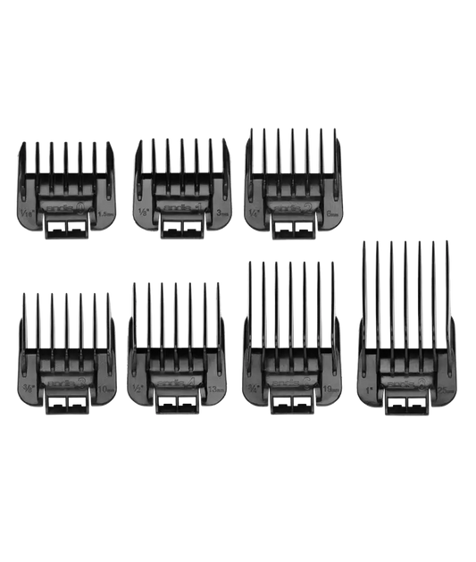 Andis Snap-On Blade Attachment Guards, 7pc Set