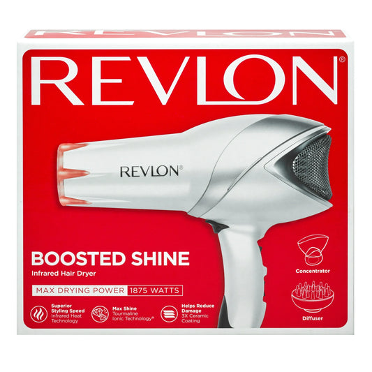 Revlon Hairdryer, 1875W Infrared Heat + Ceramic