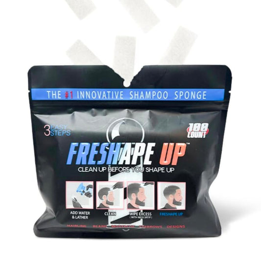 Freshape Up Barber Shampoo Infused Sponges